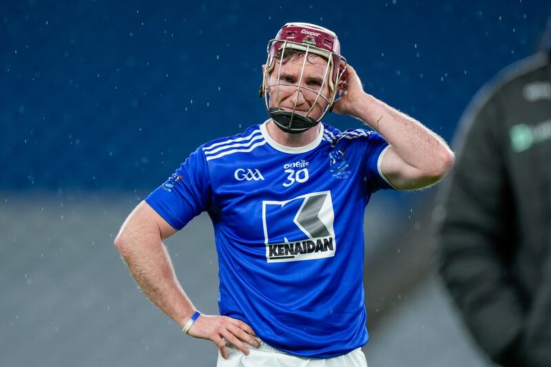 Tooreen's Jake Glavey after their defeat to Upperchurch-Drombane in the All-Ireland Intermediate Club Hurling final last weekend. Photograph: James Lawlor/Inpho