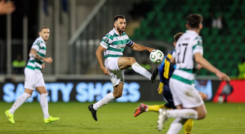 Shamrock Rovers defender Roberto Lopes. Photograph: Ryan Byrne/Inpho