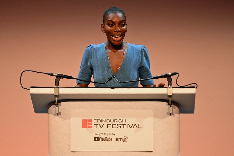 In her speech for the annual MacTaggart lecture at the Edinburgh International Television Festival in  2018 Coel described frustrations she had endured on her breakthrough comedy series, Chewing Gum. Photograph: Ken Jack/Corbis/Corbis via Getty