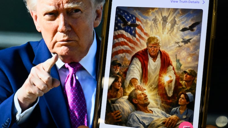 Trump deletes post with AI image depicting him as Jesus: ‘I thought it was me as a doctor’