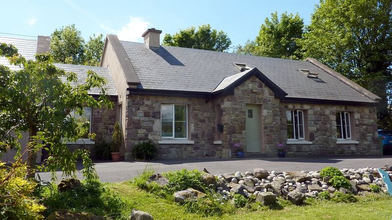 Four-bedroom home set on half an acre.
