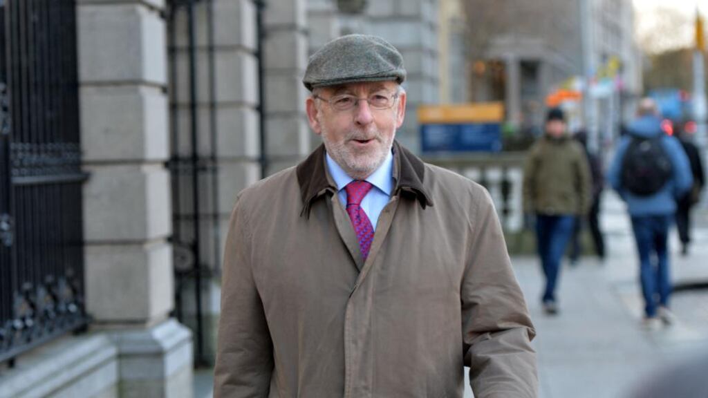 Patrick Honohan arriving at the Oireachtas banking inquiry in January. He later wrote asking to ‘rephrase’ some of his comments. Photograph: Alan Betson