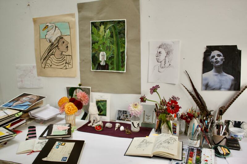 Katherine Boucher Beug studio