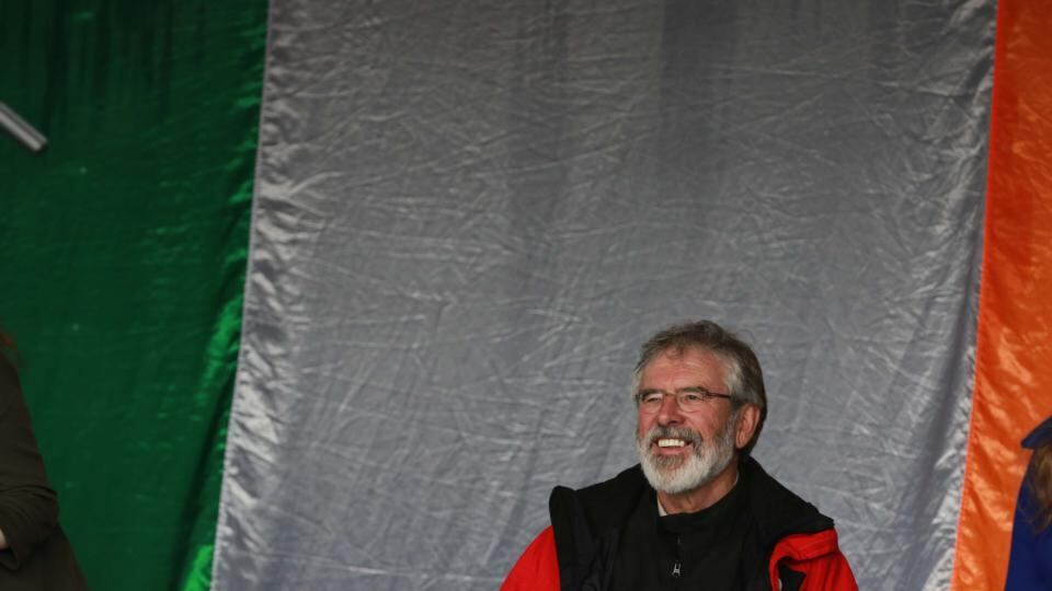 Gerry Adams and Sinn Féin stay calm under fire