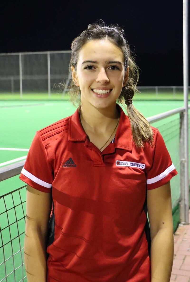 Grace O'Malley-Kumar followed in her mother's footsteps as a hockey player. Photograph: Lucy Sheffield/Southgate Hockey Club/PA Wire