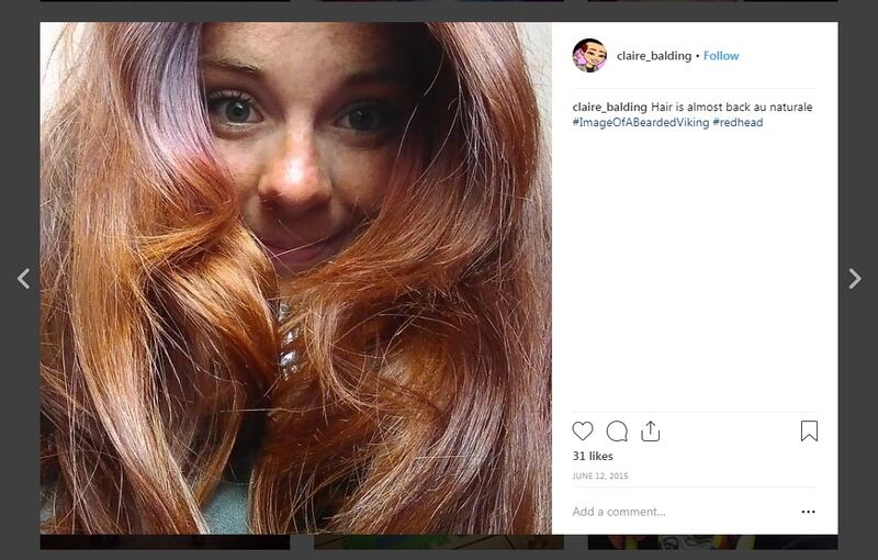 Instagram: one of Claire Fullam's Claire Balding posts