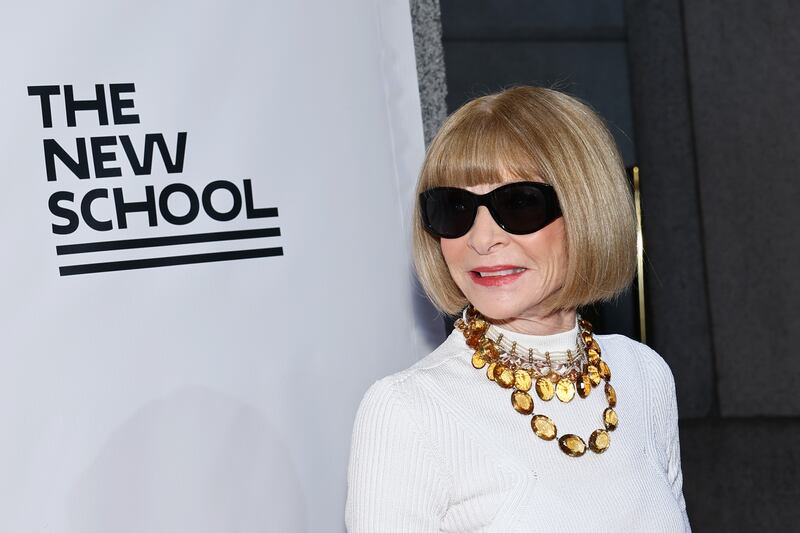 Fashion editor Dame Anna Wintour was made a Companion of Honour in King Charles's birthday list Photograph: Arturo Holmes/Getty Images
