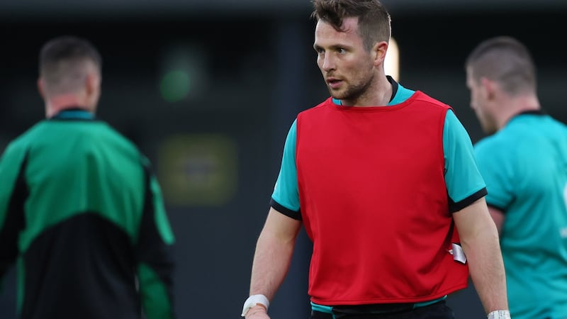 “When I came back, it was well documented that I was nearly trying too hard. I maybe saw myself as (Irish) second choice and wanted to really kick on and maybe forced things on my end. As a 10, if you look to force things, you’re going to be in trouble.” Photograph:  Billy Stickland/Inpho