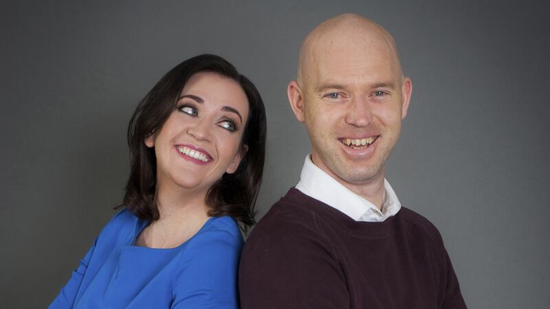 Vivienne Traynor with her nephew Martin Traynor, to whom she donated a kidney. Photograph: Conor McCabe
