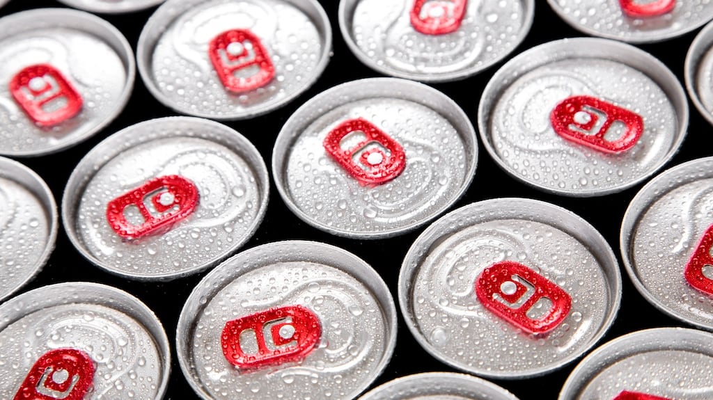 A tax of 30 cent per litre on drinks with more than 8g of sugar per 100mls is to be introduced from April. File photograph: Getty Images