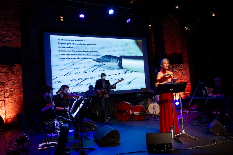 Singer and composer Caitríona O'Leary will be performing her Geimhreadh Anama/The Winterreise Project, her reworking of the Franz Schubert song cycle in a traditional music format. Photograph: Jim Berkeley