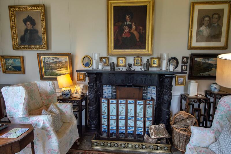 Edith Sommerville's brother Cameron made the drawingroom fireplace in Hong Kong. Photograph: Michael Mac Sweeney/Provision