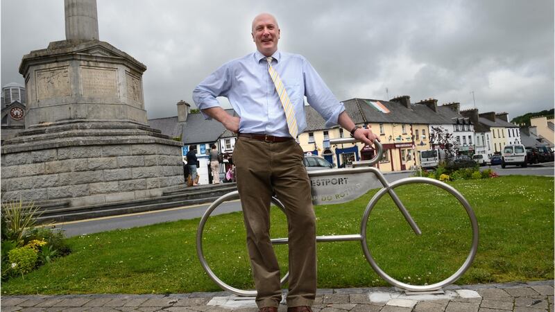 Simon Wall: ‘In an historical context, Irish towns and villages have been the economic beacons of their hinterlands.’  Photograph: Dara Mac Dónaill