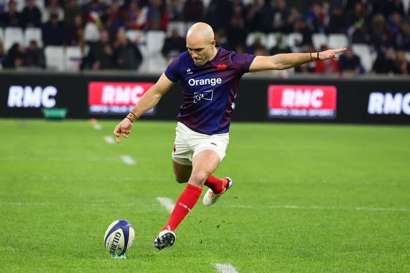 Maxime Lucu ahead of France's clash with Ireland. Photograph: Clement Mahoudeau/AFP via Getty Images