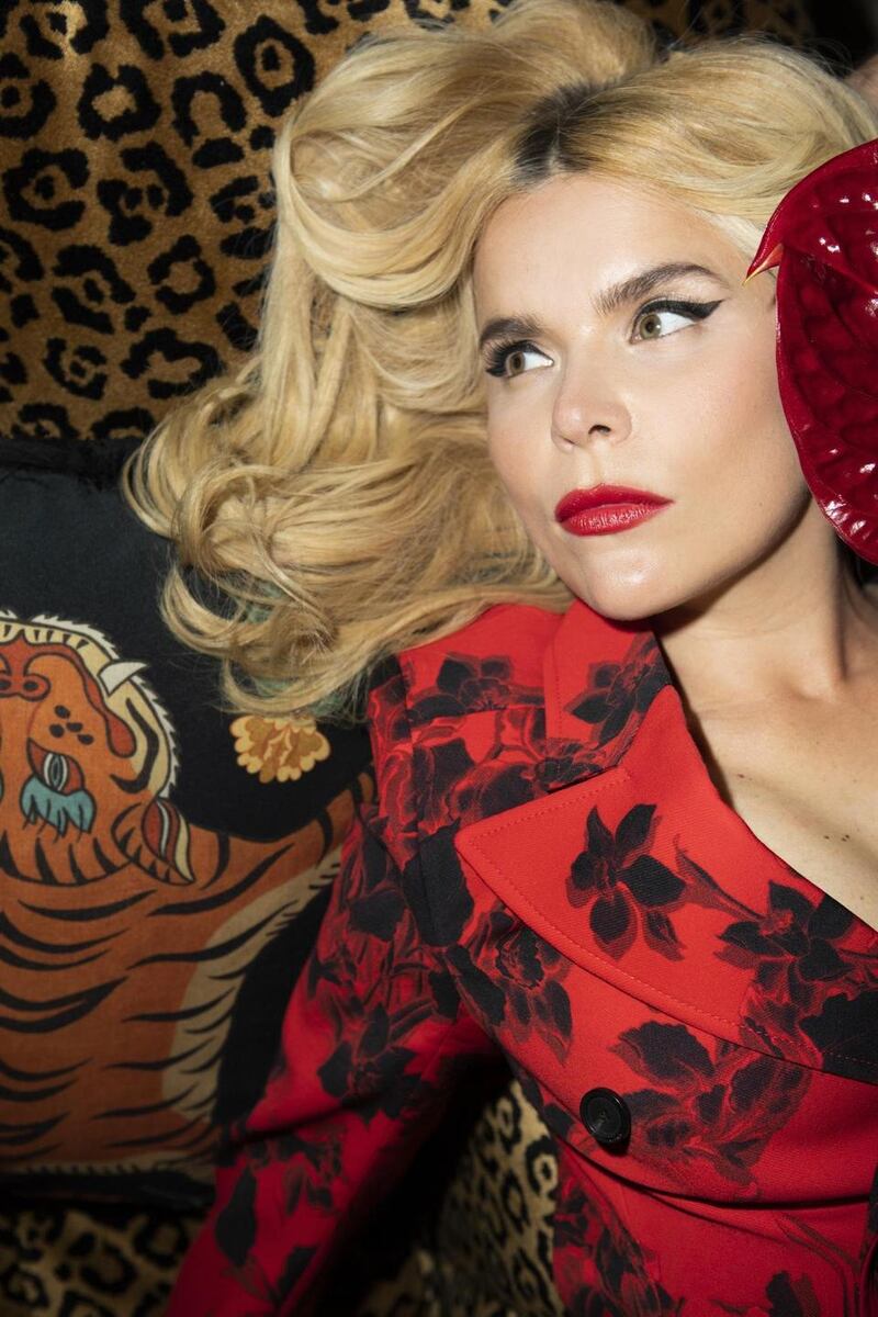 ‘My collection is about creating a framework, a crazy canvas, an explosion of colour that is affordable,’ says Paloma Faith. Photograph: Elliott Morgan