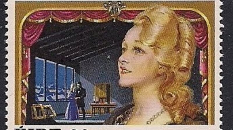 Margaret Burke Sheridan commemorative stamp. Photograph: An Post