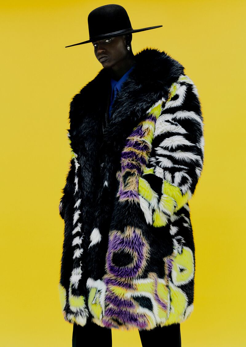 Recycled polyester coat, €199