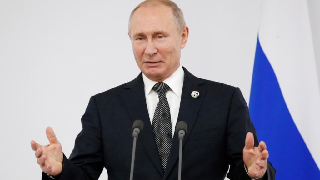 After nearly 20 years in power, Vladimir Putin may cast an eye an approving over world affairs and conclude that things are, at last, turning decisively his way. Photograph: Alexander Zemlianichenko/EPA
