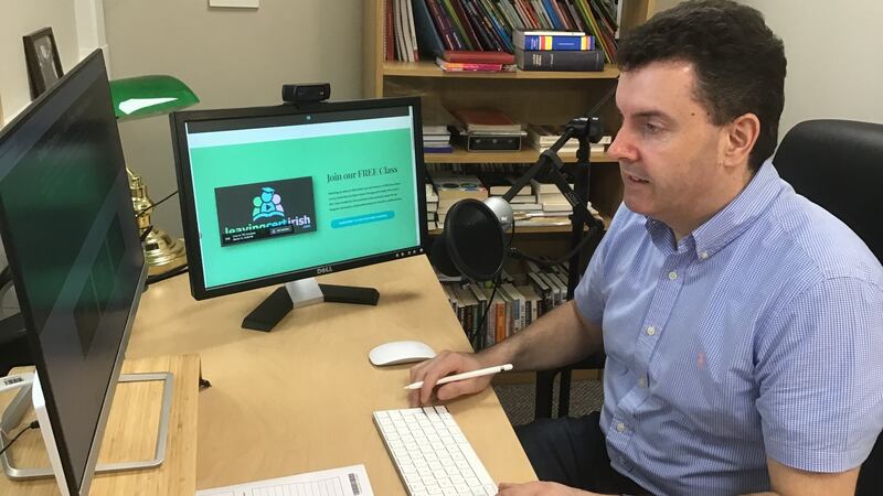 John Gavin: “Live-streaming a class is very demanding: you don’t want to bite off more than you can chew unless you’re very experienced in remote teaching.”