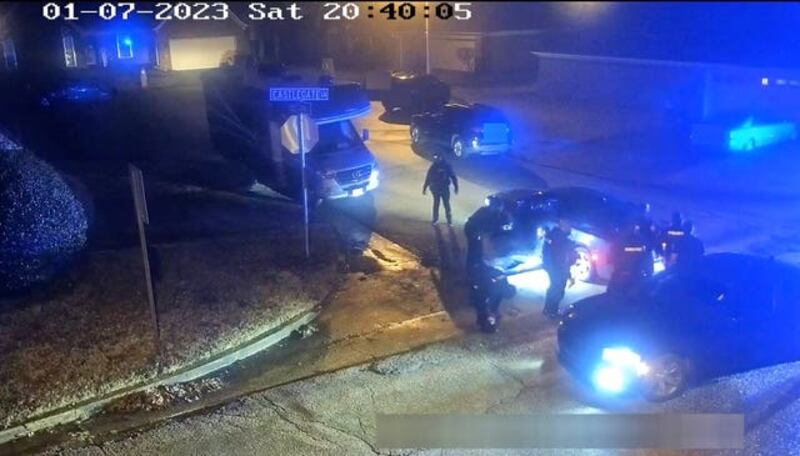 Tyre Nichols was stopped for an alleged traffic violation and pulled out of his car by officers who swore, with at least one brandishing a gun, records showed. Photograph: AP