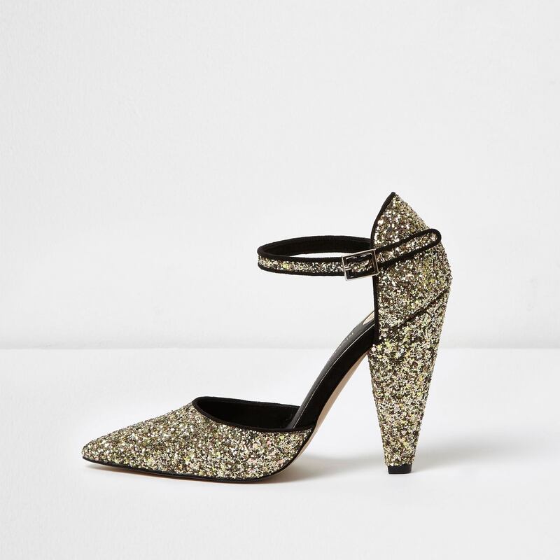 Glitter stilettos from River Island were 60 now 24
