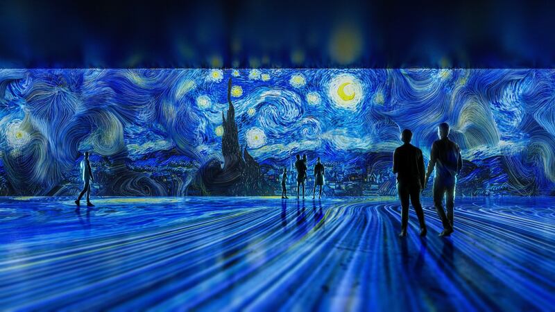 Van Gogh Dublin, at the RDS with Starry Night.