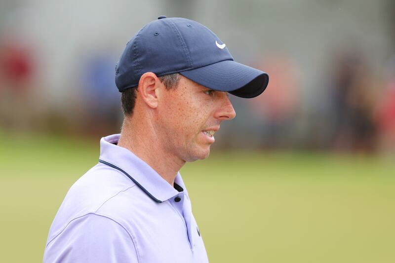 McIlroy overcame a nightmare triple on the first to card an opening 67. Photograph: Kevin C Cox/Getty Images