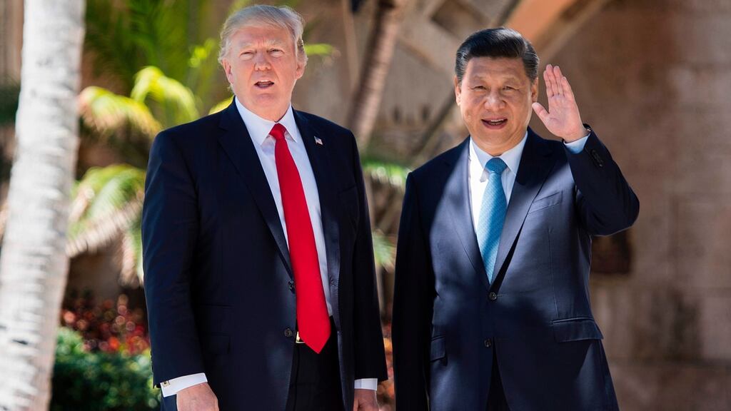 US president Donald Trump and Chinese president Xi Jinping. Photograph: AFP/Getty Images