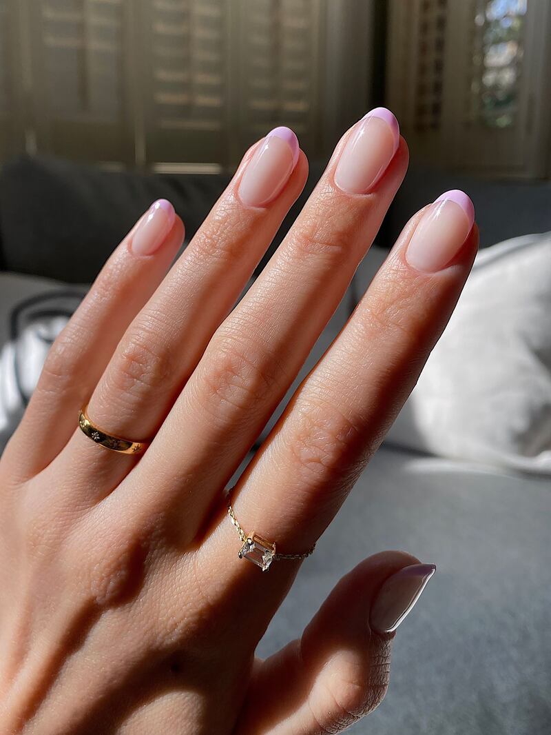 Bio Sculpture micro French manicure