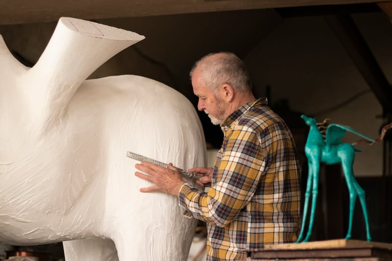 Pegasus is Ronan Halpin's third commission from the Billingsley Company