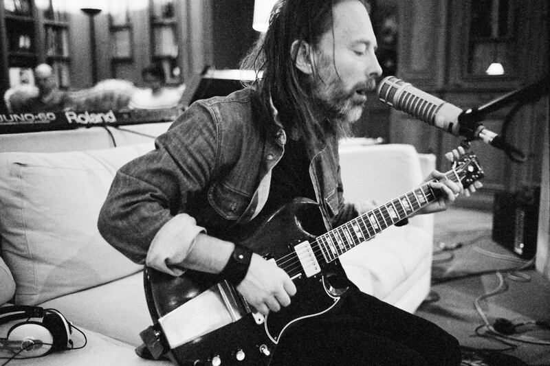 Thom Yorke in one of the photographs from How to Disappear: A Portrait of Radiohead. Photograph: Colin Greenwood