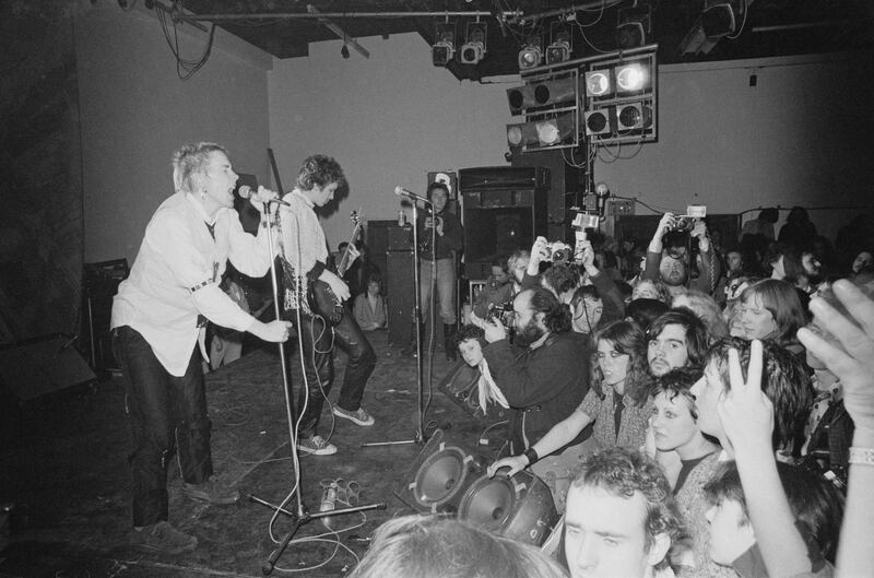 The Sex Pistols during their Anarchy Tour in 1976. Photograph: Graham Wood/Evening Standard/Hulton/Getty