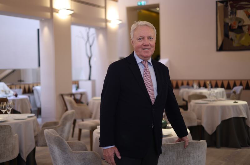 Patrick Guilbaud at Restaurant Patrick Guilbaud, Merrion Hotel, Dublin. Photograph: Bryan O’Brien