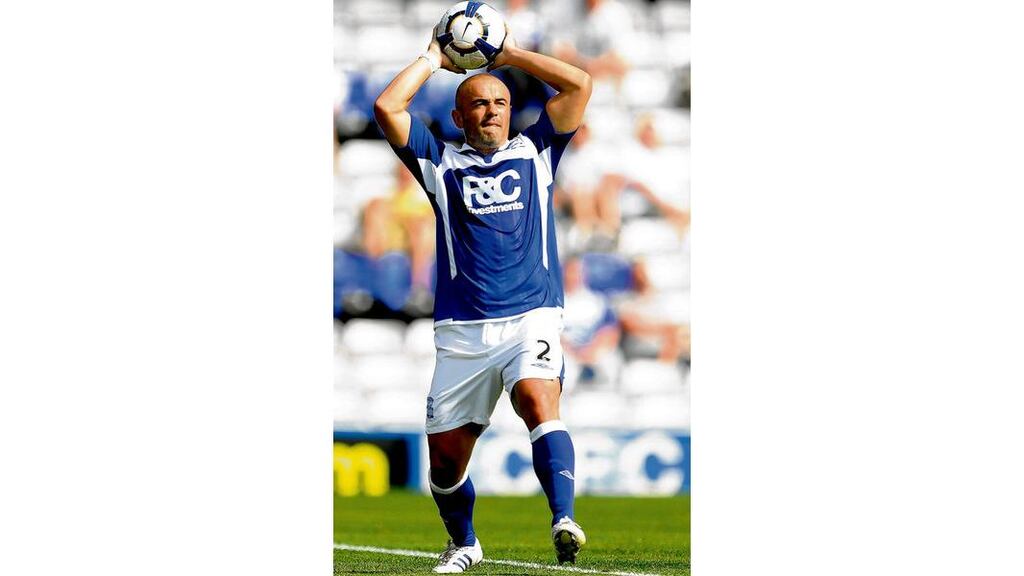 "Basically it was a case of people not looking after you properly. Unfortunately you're the one that looks like you're injury-prone but the rehab was shocking. That's the bottom line" - Birmingham's Stephen Carr. - (Photographs: Laurence Griffiths/Getty Images)