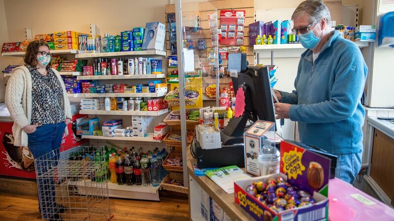 Inside the  Courtmacsherry Community Shop. Photograph: Daragh Mc Sweeney/Provision