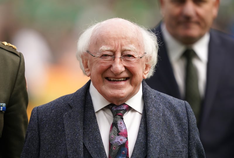 President Michael D Higgins described the remarks of German EU Commission president Ursula von der Leyen in support of Israel as 'thoughtless and even reckless'. Photograph: Brian Lawless/PA Wire