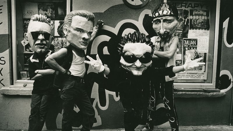 Bighead strikes again: Macnas’s version of U2 for the band’s Zooropa tour in 1993