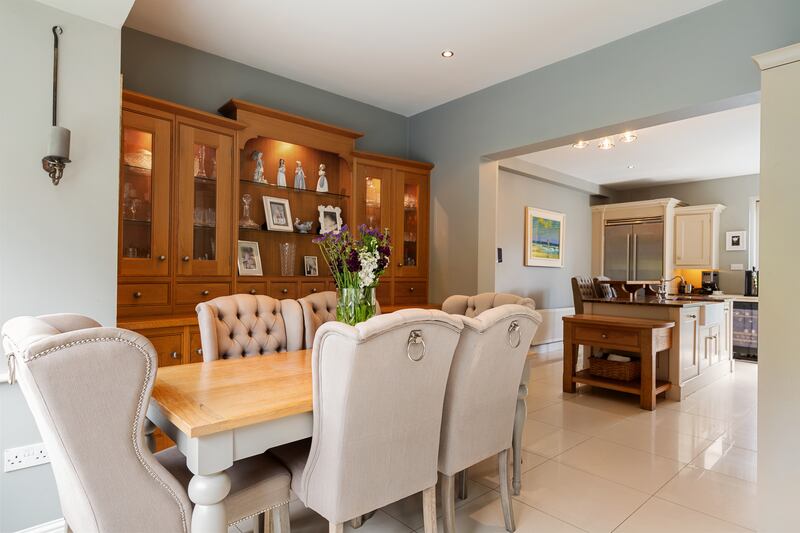 Dining room in the main house