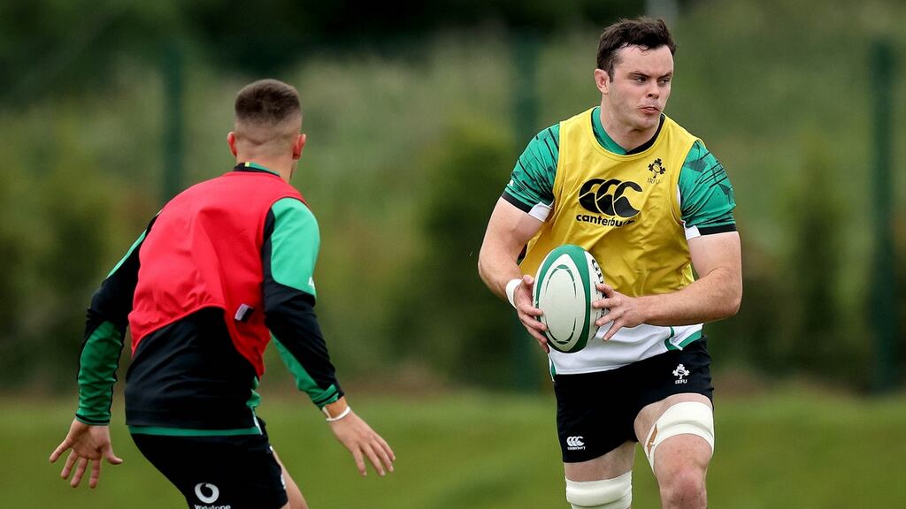 James Ryan has an adductor issue and will be monitored across the week. Photograph: Ryan Byrne/Inpho