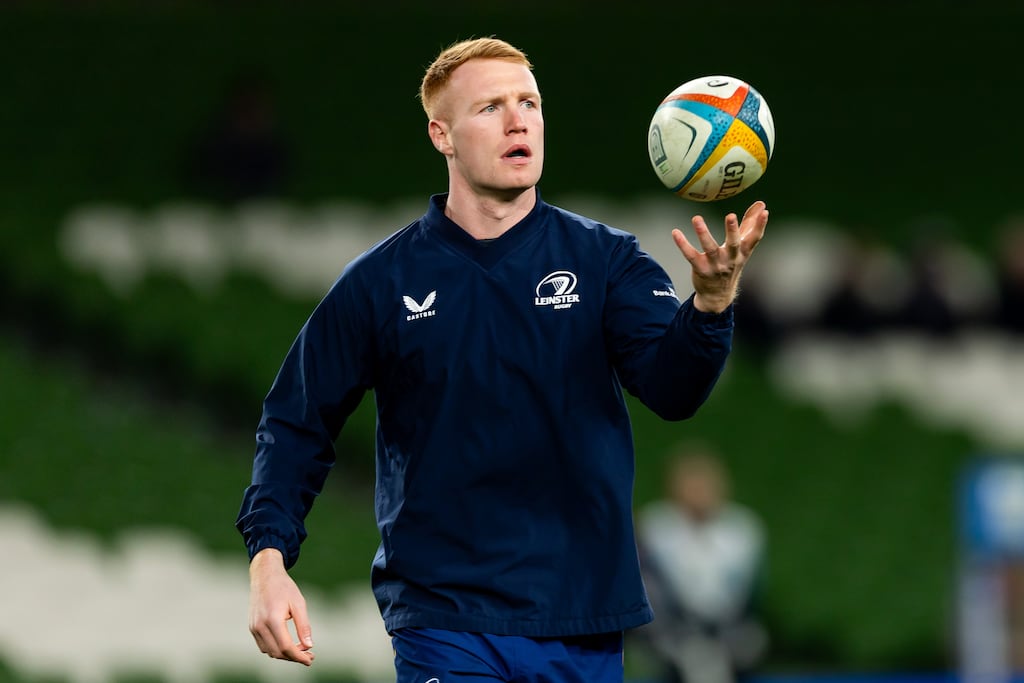 Leinster’s Ciaran Frawley. Photograph: Morgan Treacy/Inpho