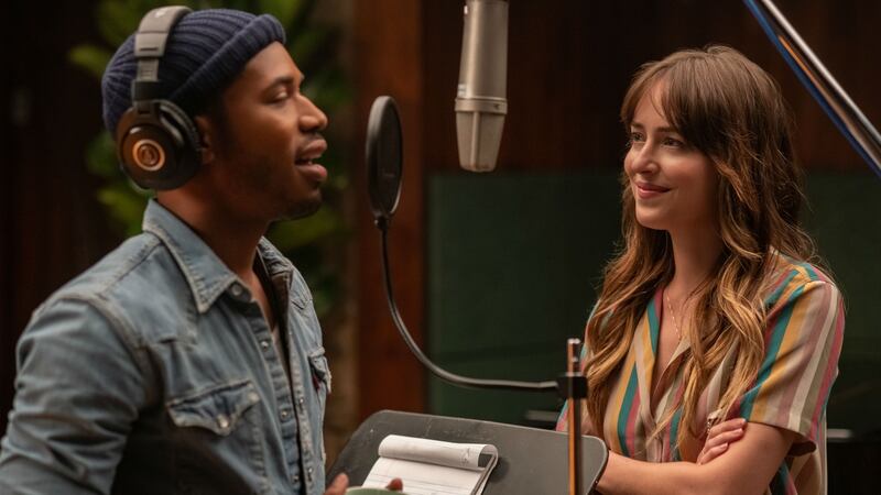 Alongside Dakota Johnson in The High Note. Photograph: Glen WIlson/Focus Features