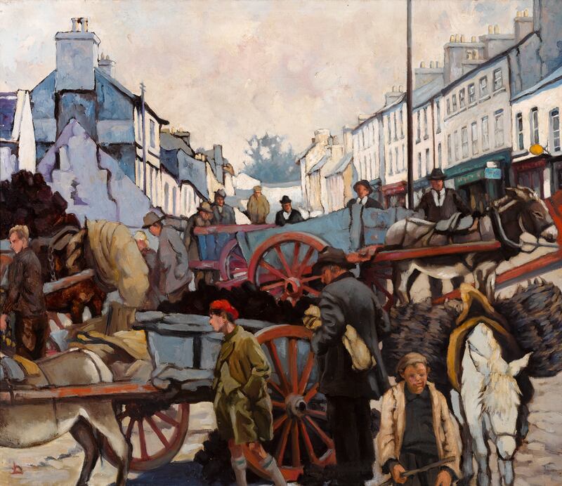 Fair Day, Westport, Co Mayo, Lilian Lucy Davidson €20,000-€30,000, Whyte's.