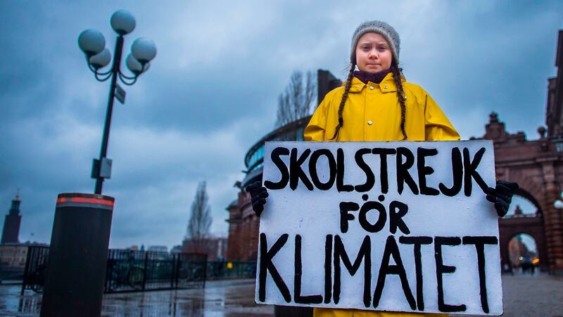Swedish climate activist Greta Thunberg told the UN ‘our house is on fire’. Photograph: Hanna Franzen/TT News Agency / AFP via Getty Images