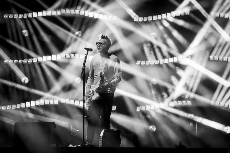 Blink-182: Mark Hoppus. Photograph: Tom Honan