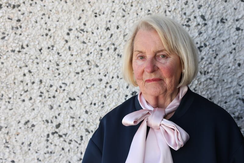 Agnes Kelly: ‘[The fire] was just unbelievable. It was roaring up into the sky.’ Photograph: Dara Mac Dónaill