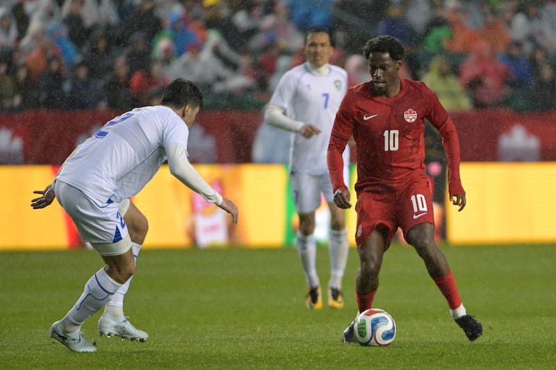 Jonathan David is Canada's record goalscorer. Photograph: Dale MacMillan/Soccrates/Getty Images