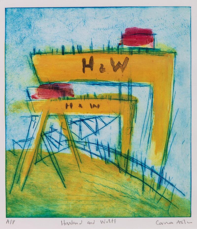 Corinna Askin lithograph, guiding €60-€80 at Adam’s UTV art sale