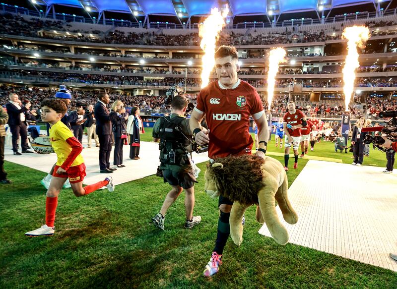 Someone remembered to pack a cuddly toy. Photograph: Dan Sheridan/Inpho