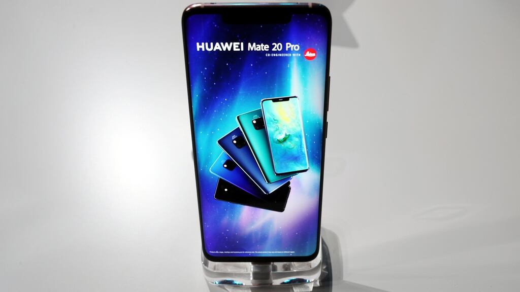 The Huawei Mate 20 Pro. Photograph: Hannah McKay/Reuters