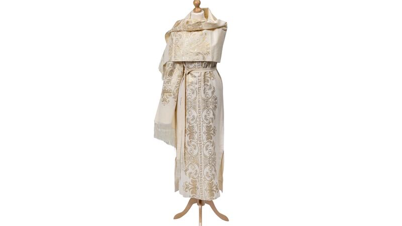 One of a selection of Norton’s evening dresses.